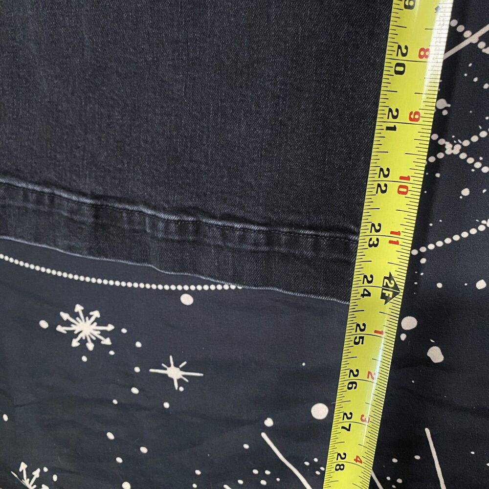 GAP Denim High Rise Wide Leg Crop Streetwear Y2K Womens Jeans 12/31R - Picture 4 of 6